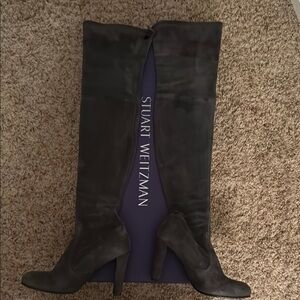 Stuart Weitzman Black Over-the-Knee Boots